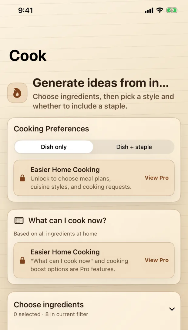 Tablumi cooking ideas
